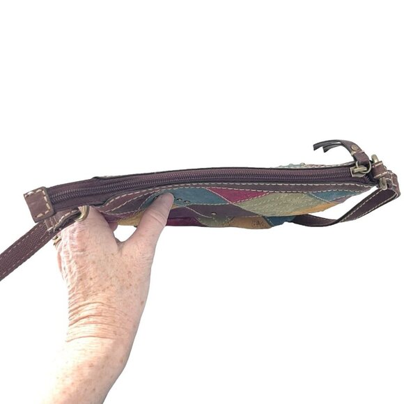 Fossil Multicolor Patchwork Crossbody Bag - Picture 5 of 14